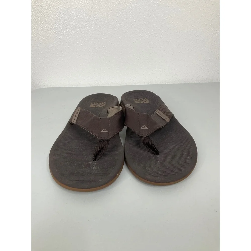 Reef Santa Ana Mens Brown Flip Flop Sandals Size 12 Water Friendly Thong Shoes